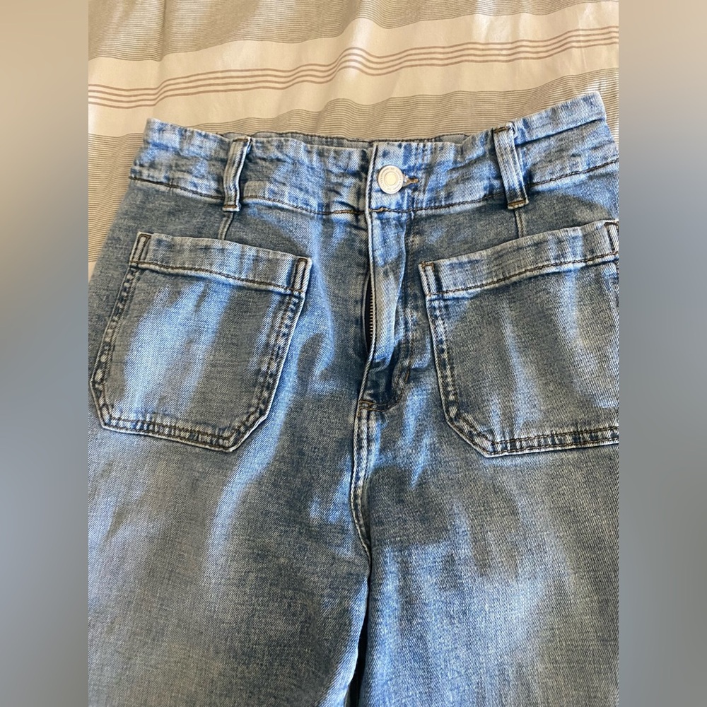 LC Lauren Conrad Light Blue Relaxed Jeans